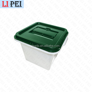 Urna de votación electoral de plástico translúcido de alta calidad y resistente con cerradura para <span class=keywords><strong>elecciones</strong></span> en África - Product Image 1