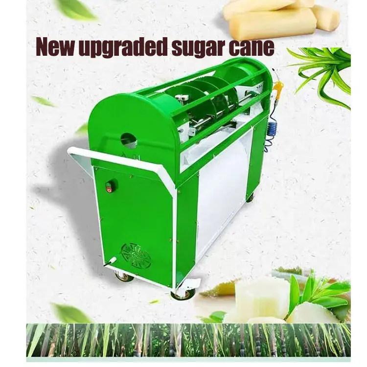 Высокопроизводительный коммерческий автоматический Электрический Очиститель сахарного тростника машина для очистки сахарного тростника