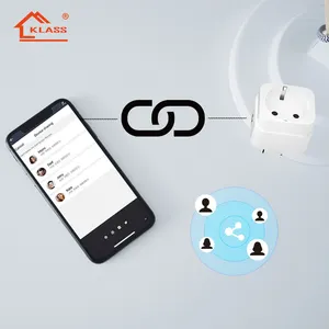 Klass 16A EU chúng tôi Anh nhà thông minh ZigBee không dây điều khiển từ xa wifi thông minh Ổ cắm điện Ổ cắm điện cắm với Alexa và G