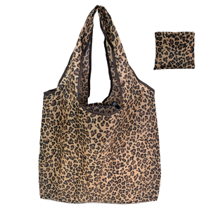 Bolsa de Compras Personalizada para Uso Diario en Exteriores, Fabricada con Material Reciclado Natural, Cierre de Cremallera, Logotipo con Transferencia Térmica, Tamaño Mediano - Product Image 1