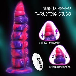 Kabellose Fernbedienung Elektrischer Teleskop-Analdildo aus Flüssigsilikon für Frauen Masturbator Weiche Simulation Penisform - Product Image 6