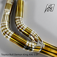 Système d'échappement Cat-back modifié en alliage de titane haute performance adapté à la Toyota Supra [Bull Demon King] 2.0 3.0T A90