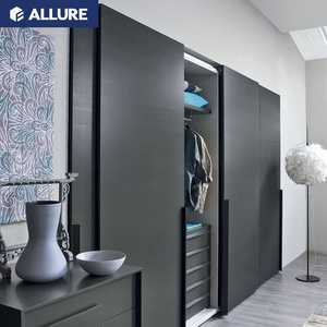 Muebles de Dormitorio Modernos de Madera de Guangdong a Precios Económicos, Armarios de 4 <span class=keywords><strong>Puertas</strong></span> Corredizas para Ropa - Product Image 3