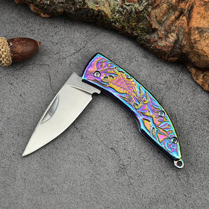 सबसे ज्यादा बिकने वाली छोटी स्टेनलेस स्टील की जेब सामरिक चाकू उत्तरजीविता फल चाकू - Product Image 6