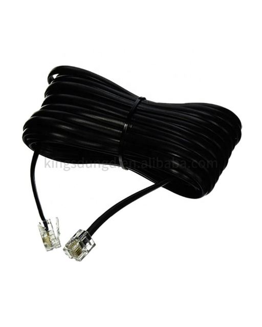 5FT male to male RJ11 6P4C Plug Landline Phone Line Wire Telephone Extension Cord Cable