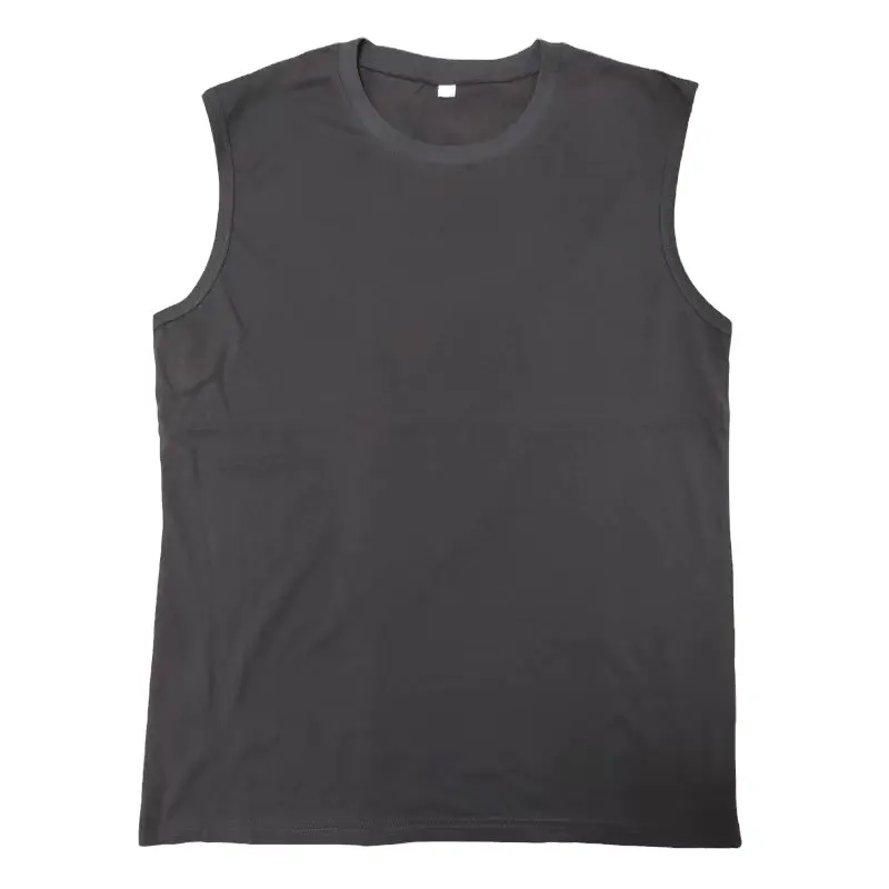 Camisas dos homens do desporto ao ar livre T Singlets para homens sem mangas Vest Cor sólida Tanque Tops Ginásio Coletes