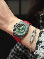 Montres élégantes pour hommes Premium - Design inspiré de la course automobile en fibre de carbone, montre mécanique à remontage manuel pour hommes de style Daytona