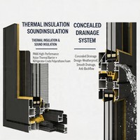 Ventana Abatible de Aluminio con Triple Sellado, Resistente a la Intemperie, Reforzada y Resistente a Impactos