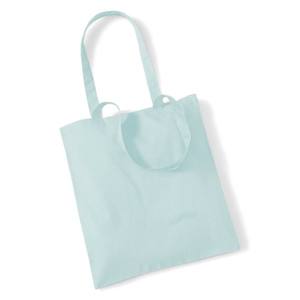 Bolsa de Compras Promocional 100% Algodón, Color Verde Menta Pastel, Talla Única, Uso Casual - Product Image 1