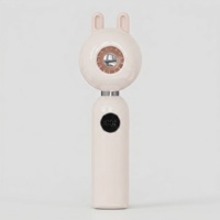 Mini-ventilateur portable avec batterie polymère sécurisée de 3000 mAh, faible bruit, trois réglages, parfum intégré pour festivals, ventilateurs portables et mains libres