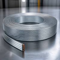 Cable Industrial ESP KL 16/900 de 3 Núcleos, 3.3kV, 130C, Resistente al Calor, Plano, con Armadura de Acero Galvanizado para Bomba de Pozo Petrolero