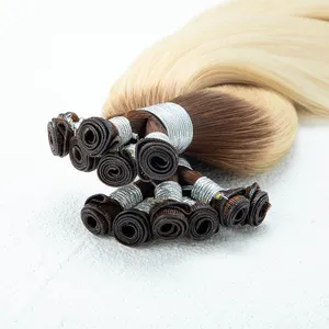 Extensions Russian Thin Invisible Genius Weft Hair Extensions Double Drawn Human Hair Genius Weft