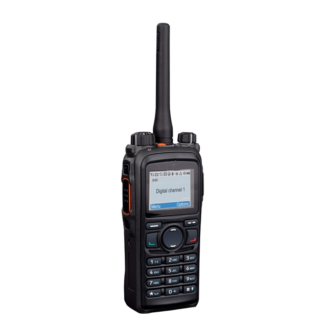 Digital DMR Portable Radio PD785 400-470Mhz Walkie Talkie 5W IPX-8 Water Resistant Two Way Radio Communication