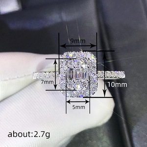 Anello dal design geometrico Anello da dito in stile elegante per donna - Product Image 4
