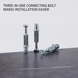 Ensemble <span class=keywords><strong>de</strong></span> <span class=keywords><strong>meubles</strong></span> Zuogang Boulons <span class=keywords><strong>de</strong></span> connexion à longueur réglable Raccords <span class=keywords><strong>de</strong></span> verrouillage <span class=keywords><strong>de</strong></span> connecteur en bois Came et vis - Product Image 3