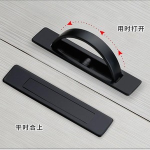 Ai Group Tatami Concealed Handle Zinc Alloy Rotatable Drawer Cabinet <b>Door</b> Minimalist Design - Product Image 2