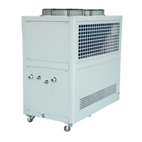 Machine de refroidissement pour l'industrie du plastique et de la caoutchouc, refroidisseur d'eau industriel refroidi par air 5hp/10hp/20hp/30hp, pompe à vis, moteur Copeland