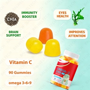 Suplementos de Aceite de Pescado Omega 3 DHA Puro y Natural para Niños, Marca Privada OEM/ODM, Gomitas de Omega 3 DHA para Niños - Product Image 2