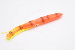 Señuelo de pesca de calamar con bombilla de 8 pulgadas, cabeza de bombilla de pesca de curricán, concha de calamar, Señuelos de Pesca en alta mar para Marline azul y atún - Product Image 4