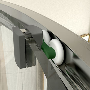 <span class=keywords><strong>Cabine</strong></span> de <span class=keywords><strong>douche</strong></span> coulissante en verre trempé <span class=keywords><strong>avec</strong></span> cadre en acier inoxydable pour hôtel - Product Image 2