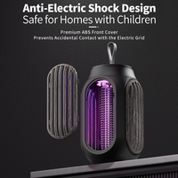 Nouvelle Lampe Anti-Moustiques Intelligente 2-en-1 Rechargeable USB, Répulsif Électrique pour Chambre à Coucher et Usage Domestique