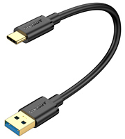 Cable de Carga Rápida USB-C SUNGUY de 18W, Cable USB A a C, Cable USB Tipo-C para Teléfono Móvil, Banco de Energía y Laptop