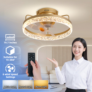 2023 30W luci <span class=keywords><strong>LED</strong></span> <span class=keywords><strong>ventilatore</strong></span> da soffitto Design moderno nordico moderno Design moderno camera da letto da pranzo apparecchio con telecomando motore a corrente continua - Product Image 5