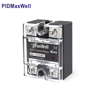PIDMaxWell MS-1AA4860 60A Relé de Estado Sólido (SSR) Monofásico de CA con Comutación por Cero para Montaje en Panel para Calefacción Industrial - Product Image 2