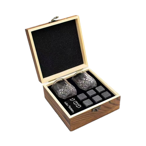 Meilleure vente 2025 Ensemble de verres à <span class=keywords><strong>whisky</strong></span> et à vin avec boîte en bois et pierres à <span class=keywords><strong>whisky</strong></span> Verre en cristal de 60 ml pour hôtels et cadeaux d'affaires - Product Image 4