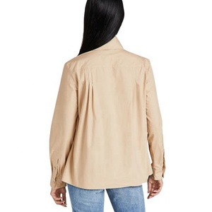 Elegante Camicetta da Ufficio a Maniche Lunghe per Donna <span class=keywords><strong>con</strong></span> Design a <span class=keywords><strong>Nodo</strong></span> sull'Orlo per Abbigliamento Formale e Outfit Professionali - Product Image 4