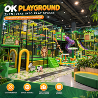 Équipement de terrain de jeu d'aventure intérieur personnalisé, labyrinthe coloré, thème ludique, multi-zones, grande capacité pour centre commercial clé en main, conforme aux normes ASTM