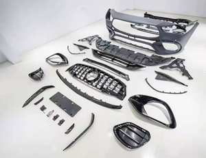 Conjunto de Parachoques Delantero para <span class=keywords><strong>Mercedes</strong></span> CLA45s AMG, 12V, Acero Inoxidable, Pieza de <span class=keywords><strong>Tuning</strong></span> de Lujo para <span class=keywords><strong>CLA</strong></span> Coupé <span class=keywords><strong>Shooting</strong></span> <span class=keywords><strong>Brake</strong></span>, Fácil Instalación - Product Image 4