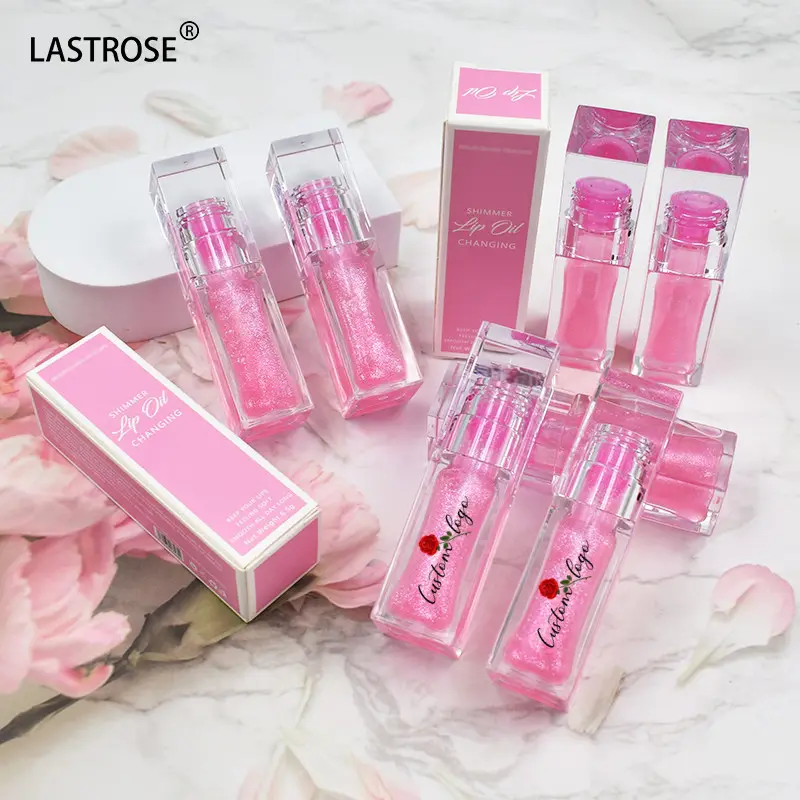 Veganistische Heldere Veranderende Kleur Lip Olie Private Label Kleur Veranderende Lipgloss Molper Smaakstof Olie Fruit Tint Glow