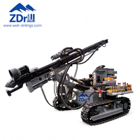 Foreuse de type chenillé ZD-412 pour forage profond, équipement de forage de roche pour la construction de fondations et le creusement de trous de dynamitage en carrière
