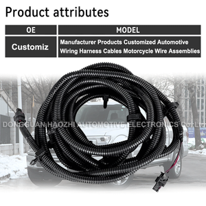 Nông nghiệp Cáp máy xúc Xăng ba bánh dây nịt dây điện OEM ODM giải pháp cáp điện OEM Mazda dây nịt dây điện - Product Image 2