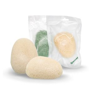 Bon marché personnalisé naturel et vert thé visage lavage éponge coréen <span class=keywords><strong>Konjac</strong></span> éponge organique naturel - Product Image 1