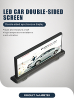 Afficheur LED numérique couleur HD P5 pour toit de taxi, avec SDK et CMS basé sur le cloud, pour publicité mobile sur toit de voiture dans les métros et aéroports