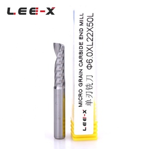Fresadora de extremo de flauta única acrílica, herramientas de máquina de 3.175mm, 38L, brocas de enrutador para Extremo de flauta única de acrílico de PVC - Product Image 4