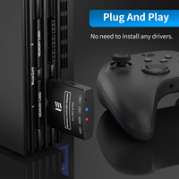 Adaptateur Manette Sans Fil RGEEK, Convertisseur de Manette Sans Fil pour Console PS1/PS2, Compatible avec PS4/PS5, Switch Pro, Xbox