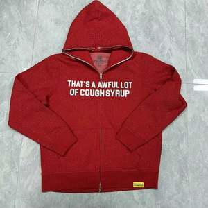 Sudadera con Capucha de Alta Calidad 100% Algodón para Hombre, Estilo Urbano, con Estampado 'THAT'S a AWFUL LOT of COUGH SYRUP' - Product Image 6