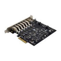Carte de contrôle industrielle interne ST657 PCIe X4 ASM3142 USB3.1 10 Gbps 6A2C en stock