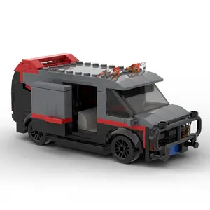 MOC-20604 A 팀 GMC 반두라 반 빌딩 벽돌 블록 어린이 장난감 242 개/세트