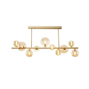 PLAFONIERA FENIX 87X30 H. 44CM ORO - 10XG9 MAX 28W - Product Image 1