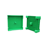 QS Insecte Plateaux En Plastique Bsf Noir Mouche Larves Boîte D'élevage Compost Bin pour Fly Farm