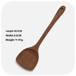 <b>Set</b> of No <b>Paint</b> Chicken Wings Wooden Soup Spoon Frying Dish Spatula Household Non-Stick Kitchenware - Product Image 6