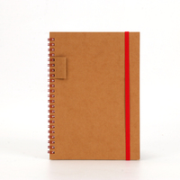 Cuaderno Espiral de Papel Kraft Marrón en Oferta para Útiles Escolares y Notas Diarias