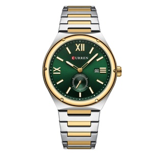 Reloj de Cuarzo para Hombre, Estilo Casual de Negocios, con Caja de Aleación, Correa de Acero Inoxidable, Esfera de Cristal, Resistente al Agua, con Calendario, en Oferta - Product Image 1