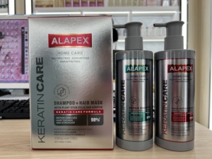 ALAPEX 98% Soin Réparateur à Domicile Sans Sulfate Brillance Intense Lissage Kératine Shampooing + Masque Capillaire 750ml - Product Image 6
