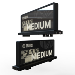 P4 4G Wifi Control Taxi LED Display Top Car Roof Screen Waterproof Outdoor Advertising Player Car Taxi Top LED Display - Product Image 1