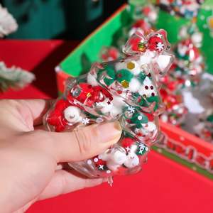 Nuevos juguetes de descompresión con sonido, en forma de árbol de Navidad, con polvo brillante, juguetes para apretar y descomprimir. - Product Image 1